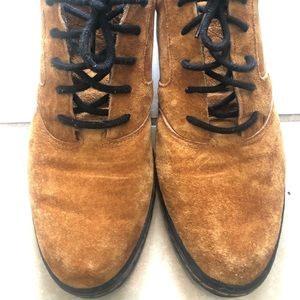 Vintage Y2K Womens LA Gear 1992 Brown/Caramel Suede Boots 7.5